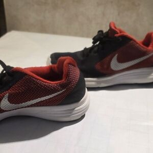 Nike Kids Red and Black Sneakers